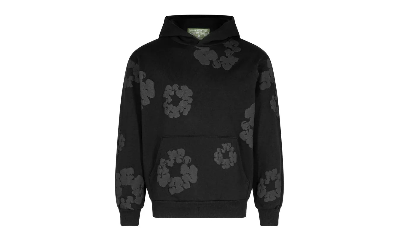 Denim Tears The Cotton Wreath Sweatshirt Black/Monochrome