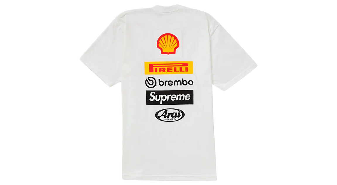 Supreme Ducati Logo T-Shirt White