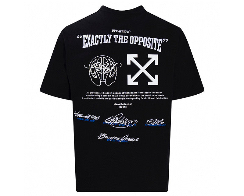 OFF-WHITE Exact Opp Over Skate Short-Sleeve T-Shirt Black