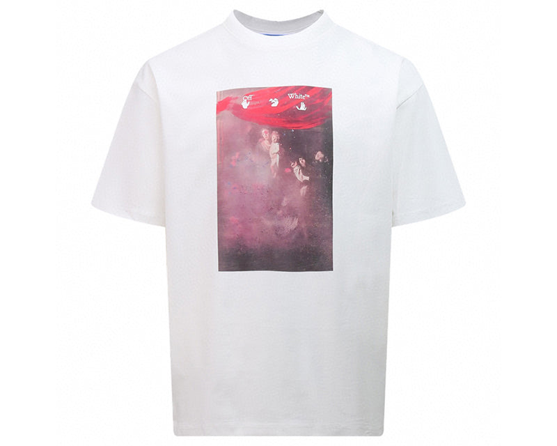 OFF-WHITE Regular Fit Caravaggio Painting T-shirt White
