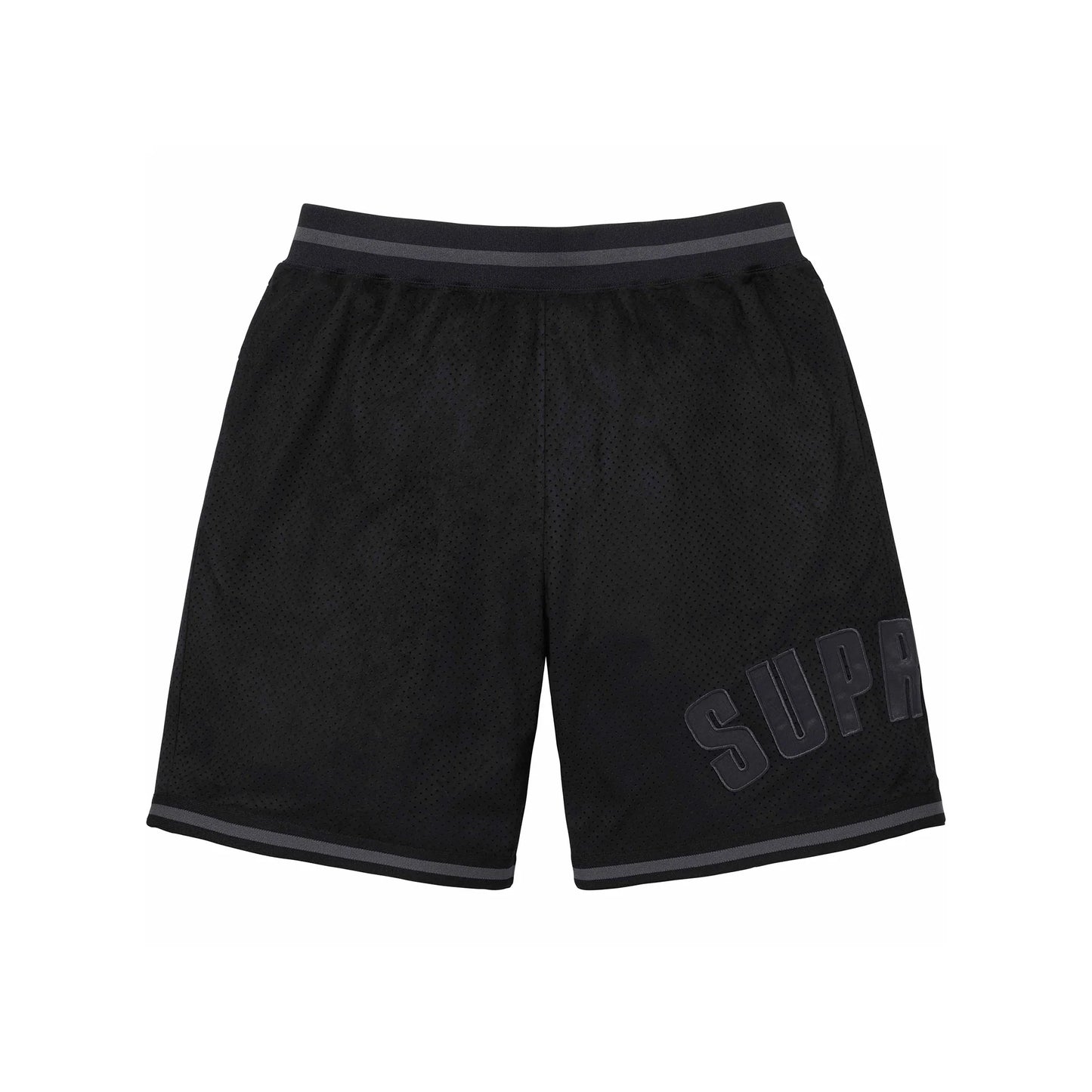 Supreme Ultrasuede Mesh Short Black