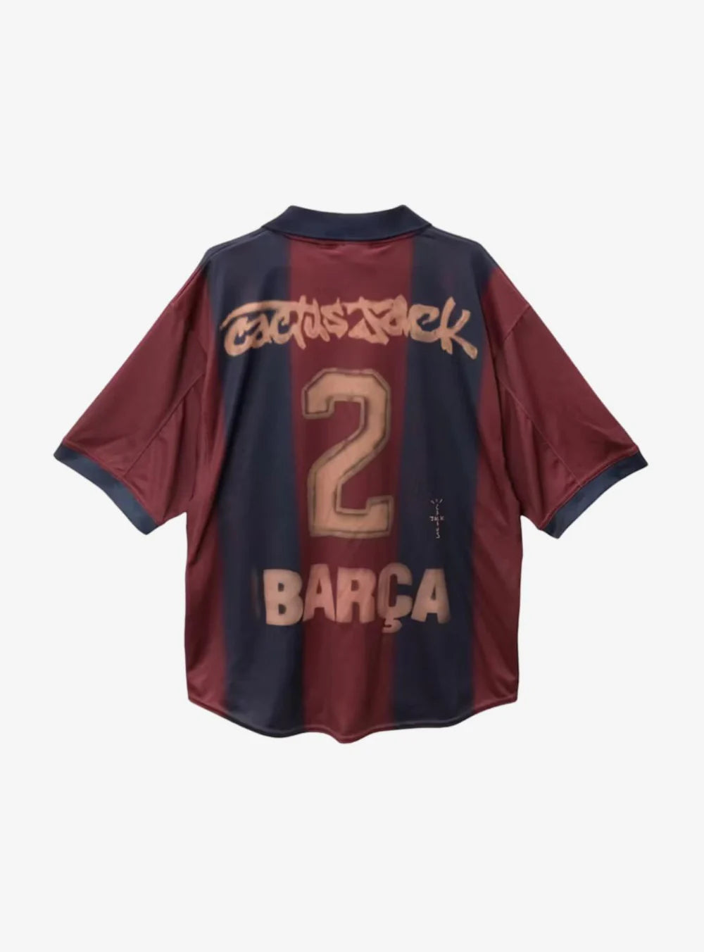 Travis Scott x Nike x FC Barcelona Retro 2000/01 Home Skeleton Jersey Multicolor