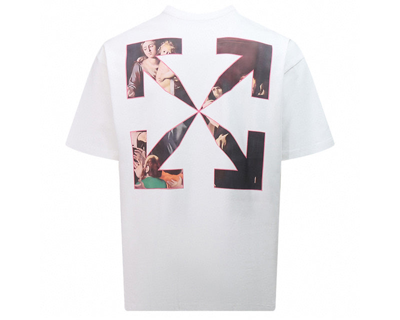 OFF-WHITE Regular Fit Caravaggio Painting T-shirt White