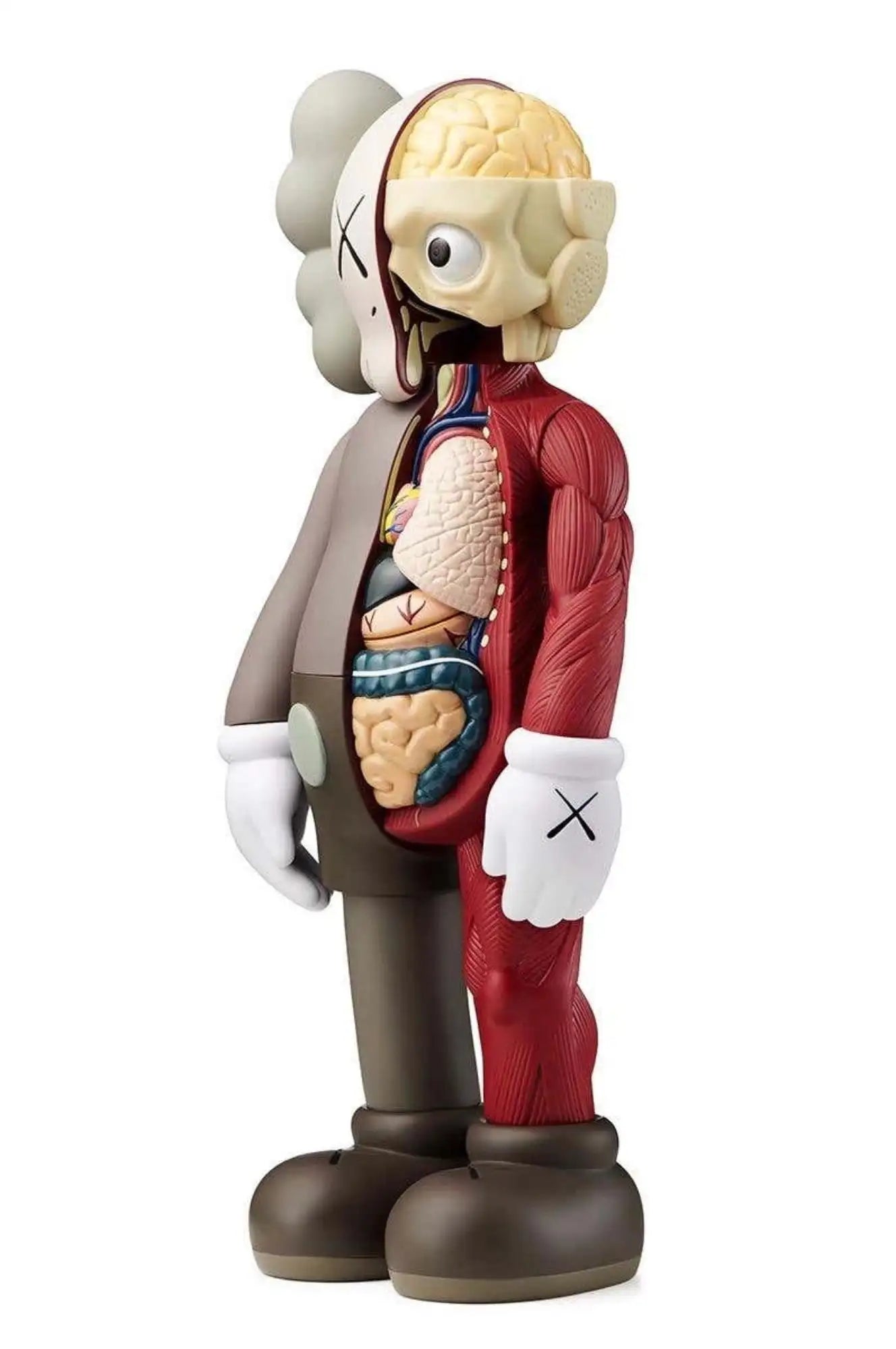 KAWS Companion Flayed Open Edition Vinyl Figure Brown/Flayed
