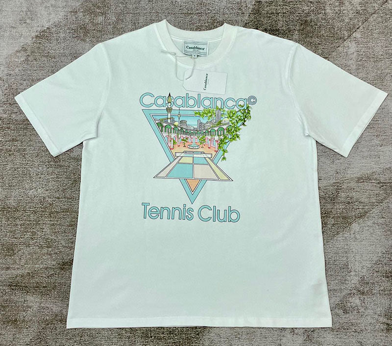 CASABLANCA Tennis Club Icon T-shirt White