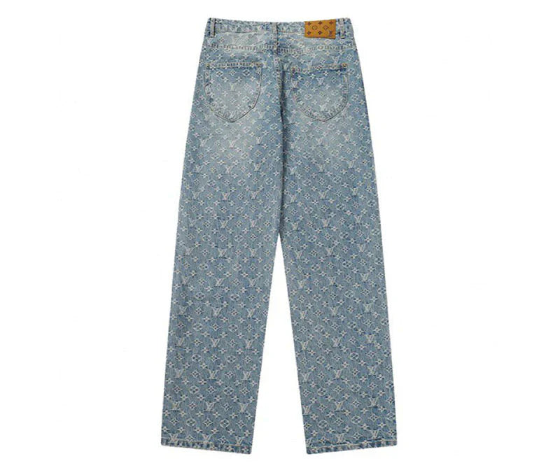 Louis Vuitton Monogram Denim Jeans Pants