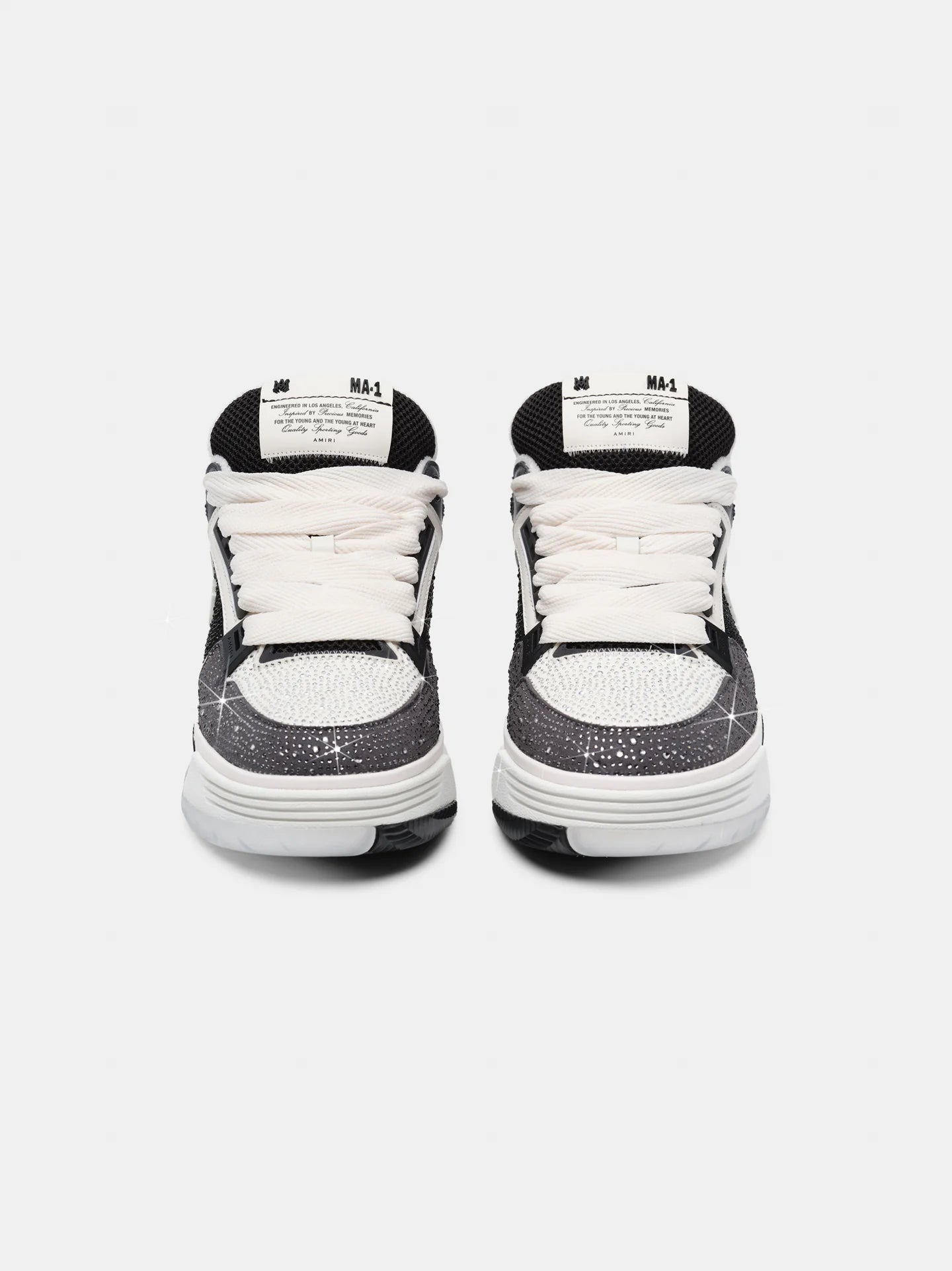 AMIRI Crystal MA-1 Black White