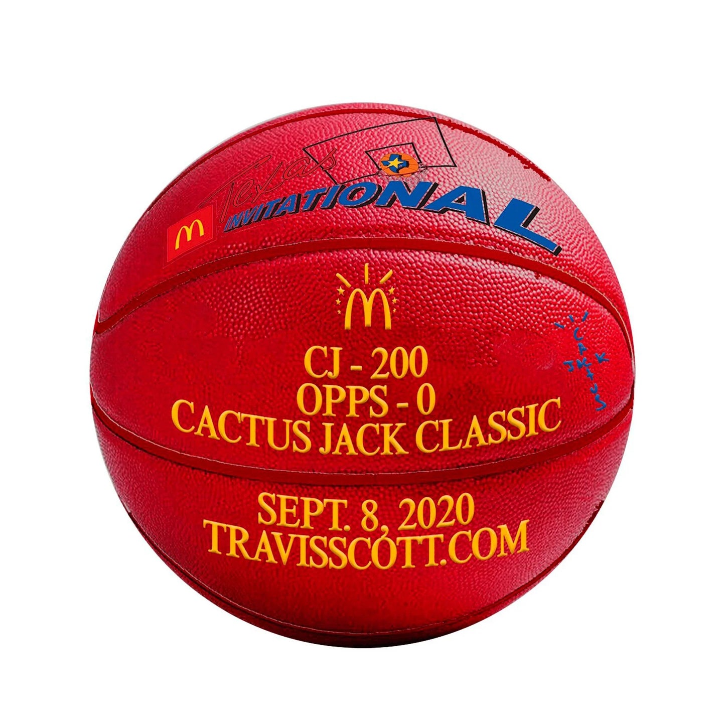 Travis Scott x McDonalds All American 92' Basketball