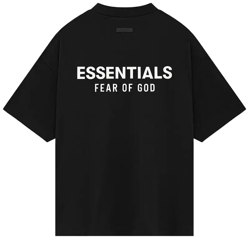 Fear of God Essentials Jersey Crewneck T Shirt Black
