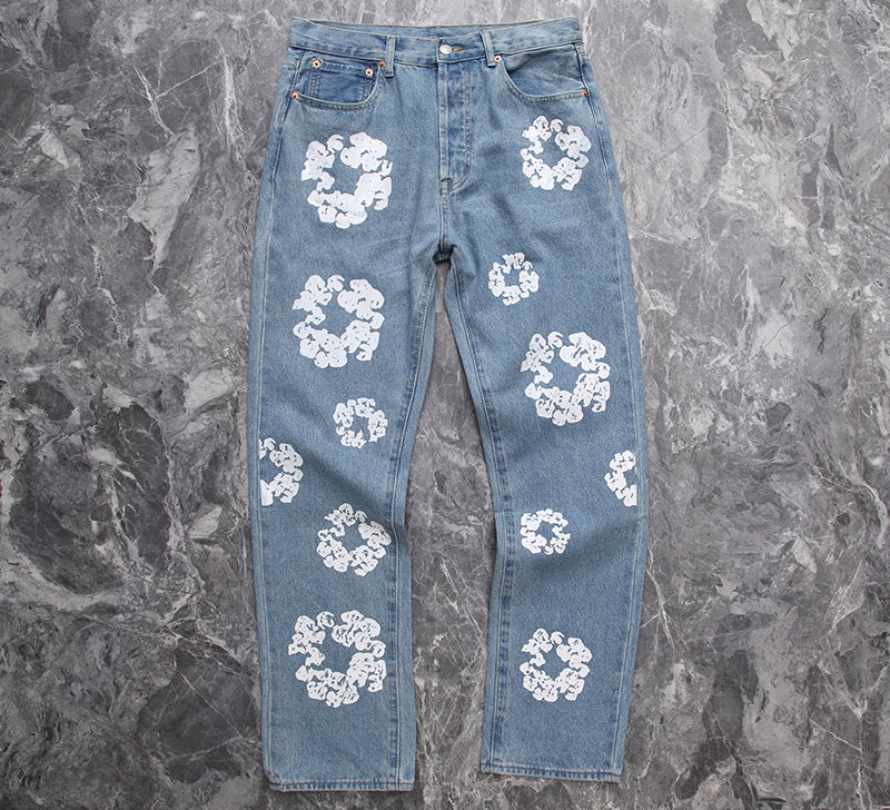 Denim Tears The Cotton Wreath Jean Light Wash