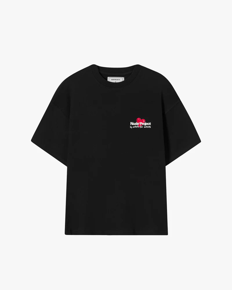 Nude Project Juicy Cherry Tee Black