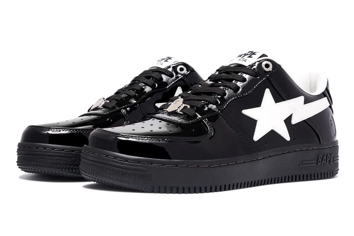 A Bathing Ape Bape Sta #2 Black Patent