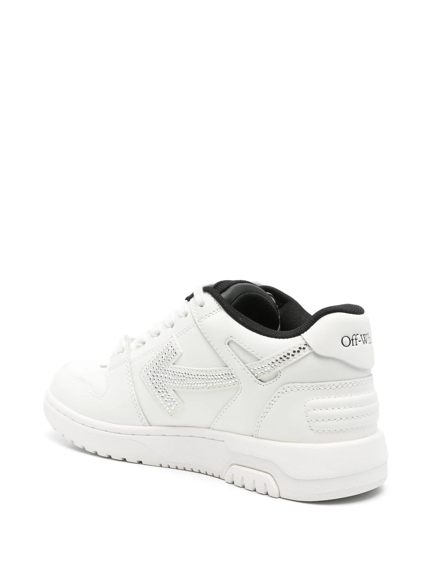 OFF-WHITE Out Of Office Crystal Embellished White