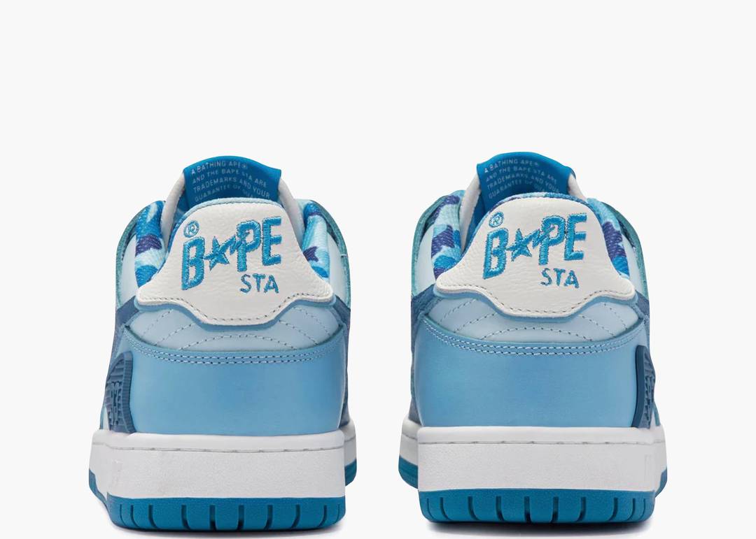 A Bathing Ape Bape SK8 Sta ABC Camo Blue
