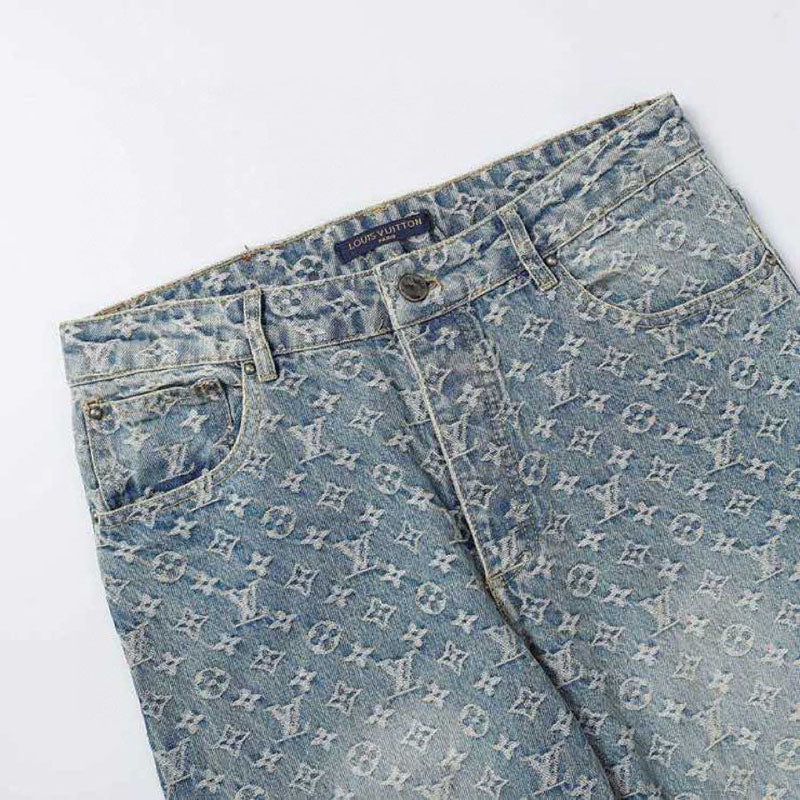 Louis Vuitton Monogram Denim Jeans Pants