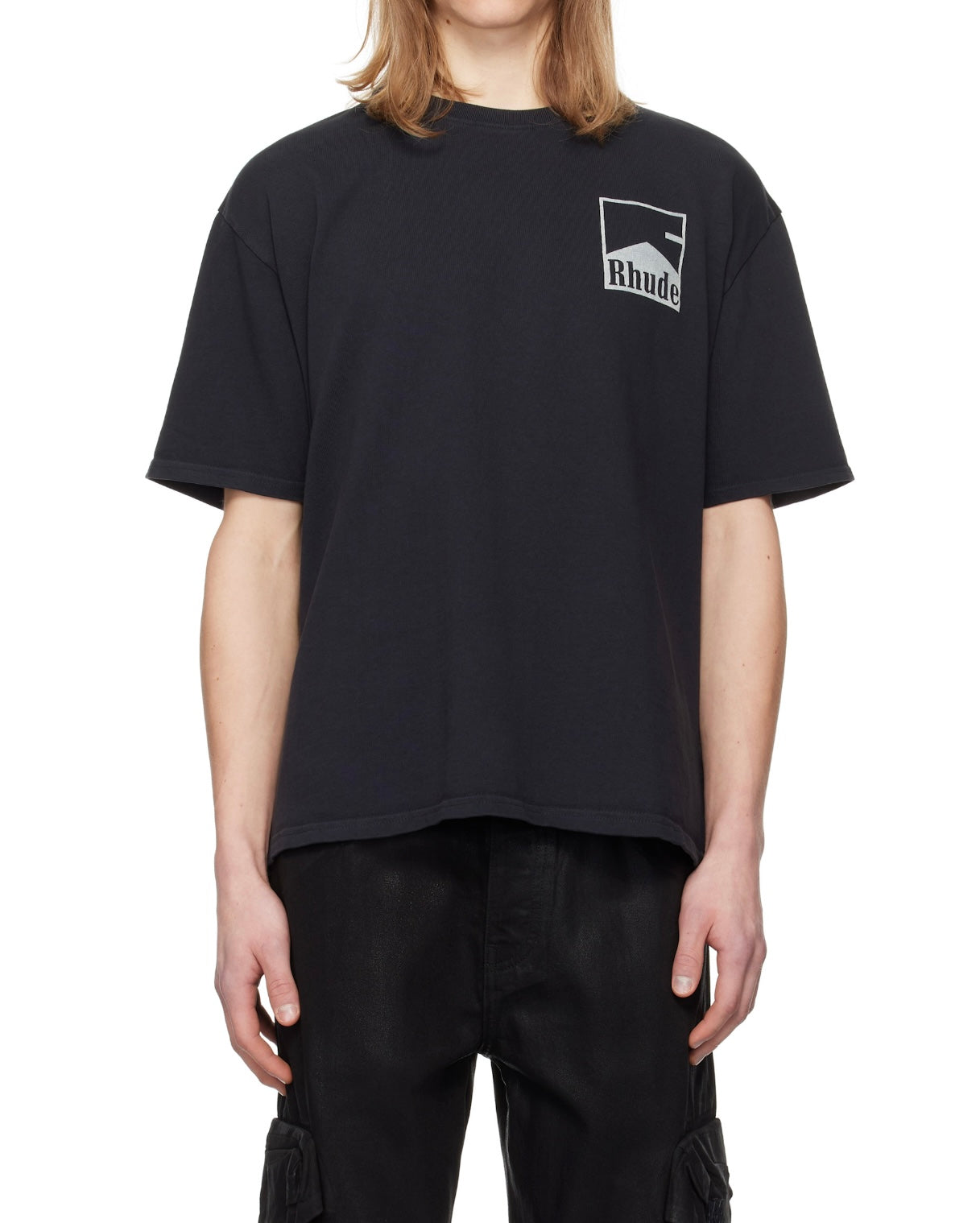 RHUDE Chevron T-Shirt Black