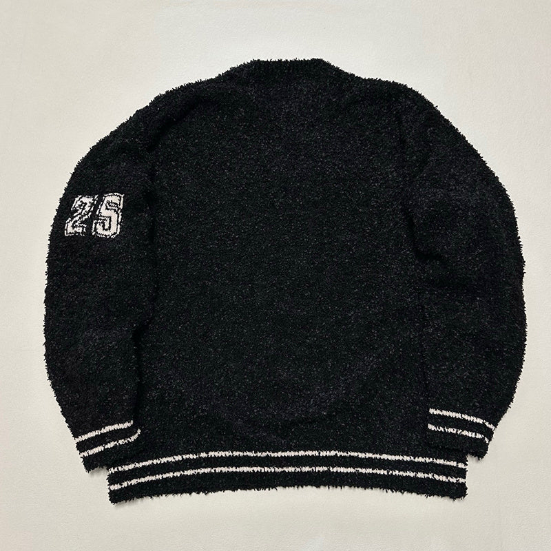 Supreme Textured Arc Sweater Black
