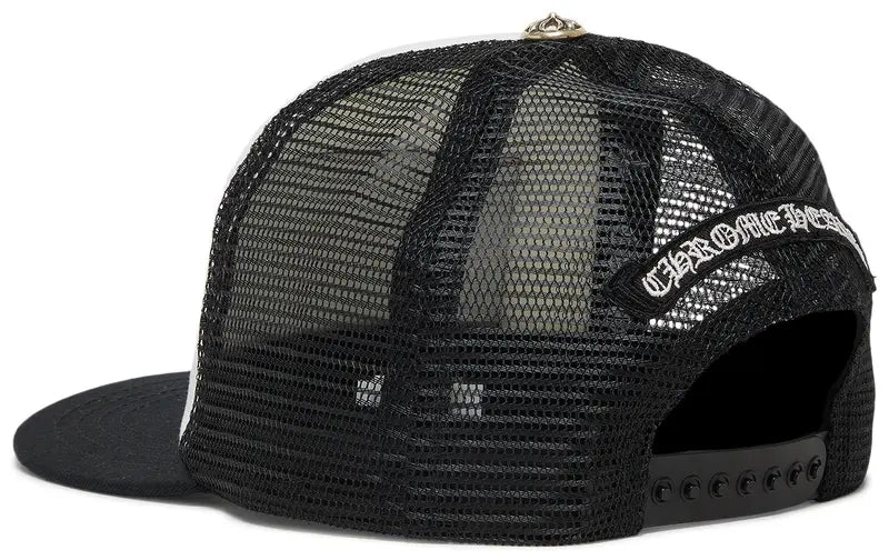 Chrome Hearts Chomper Hollywood Trucker Hat 'Black/White'