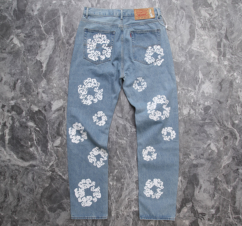 Denim Tears The Cotton Wreath Jean Light Wash