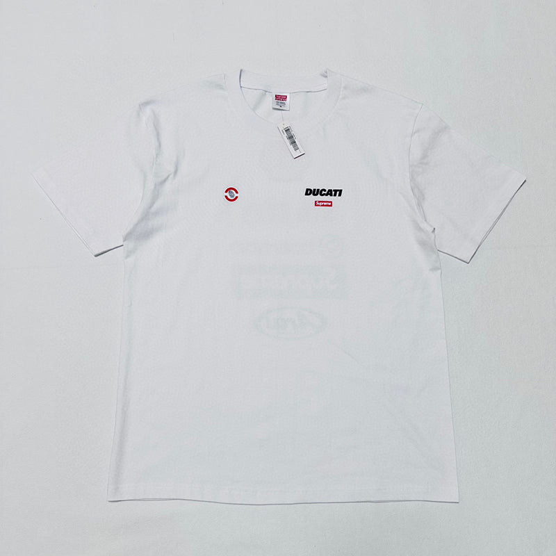 Supreme Ducati Logo T-Shirt White