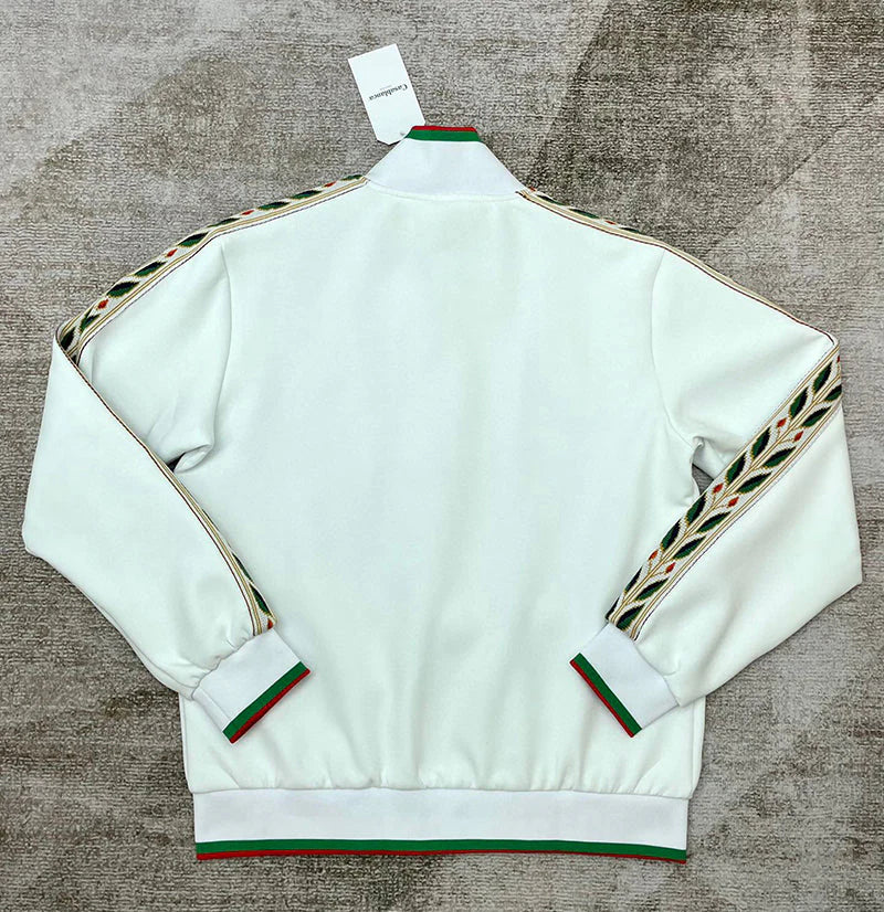 Casablanca Laurel Track Jacket White