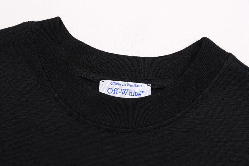OFF-WHITE Scrip Mary Skate T-Shirt Black