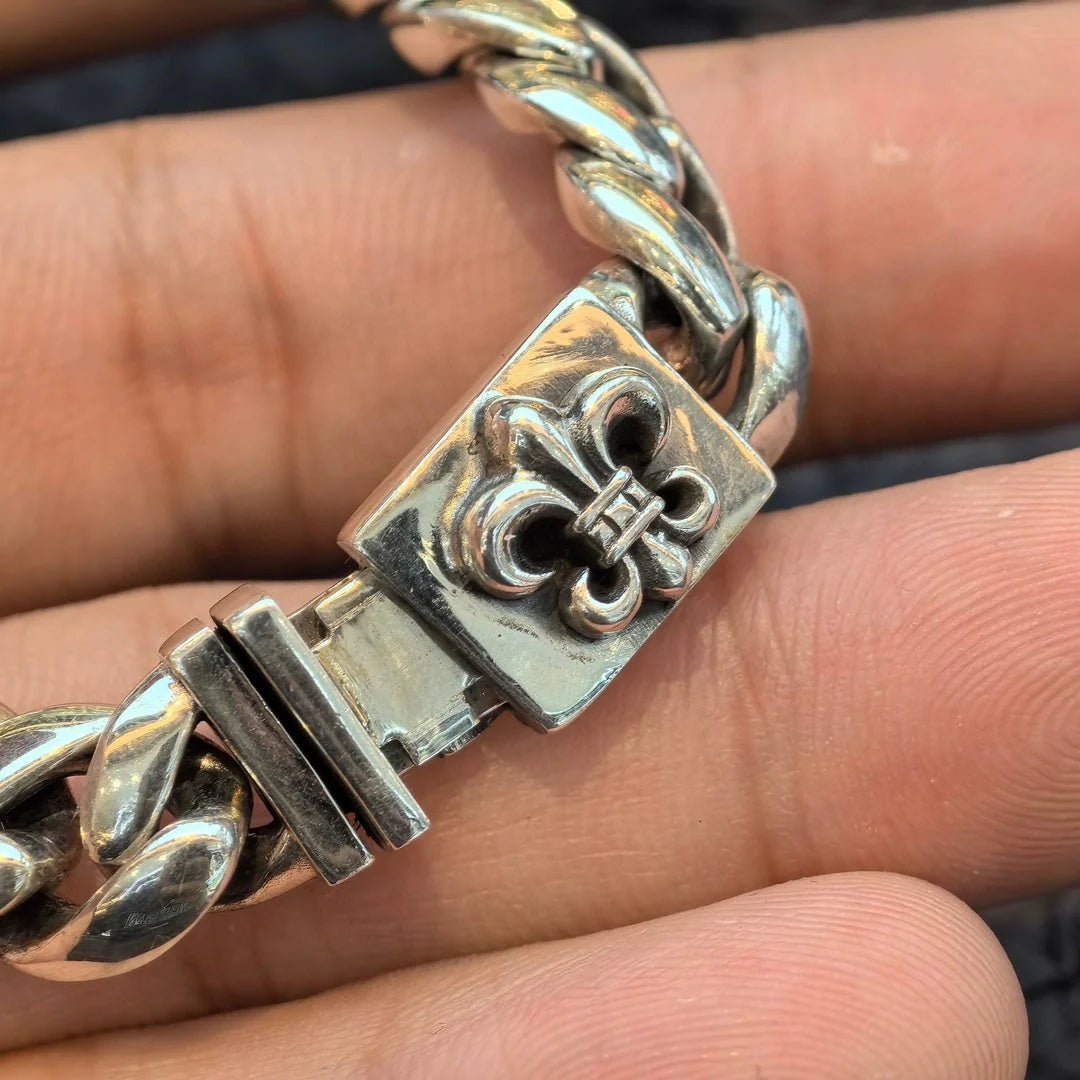 Chrome Hearts - Fleur de Lis Link Bracelet