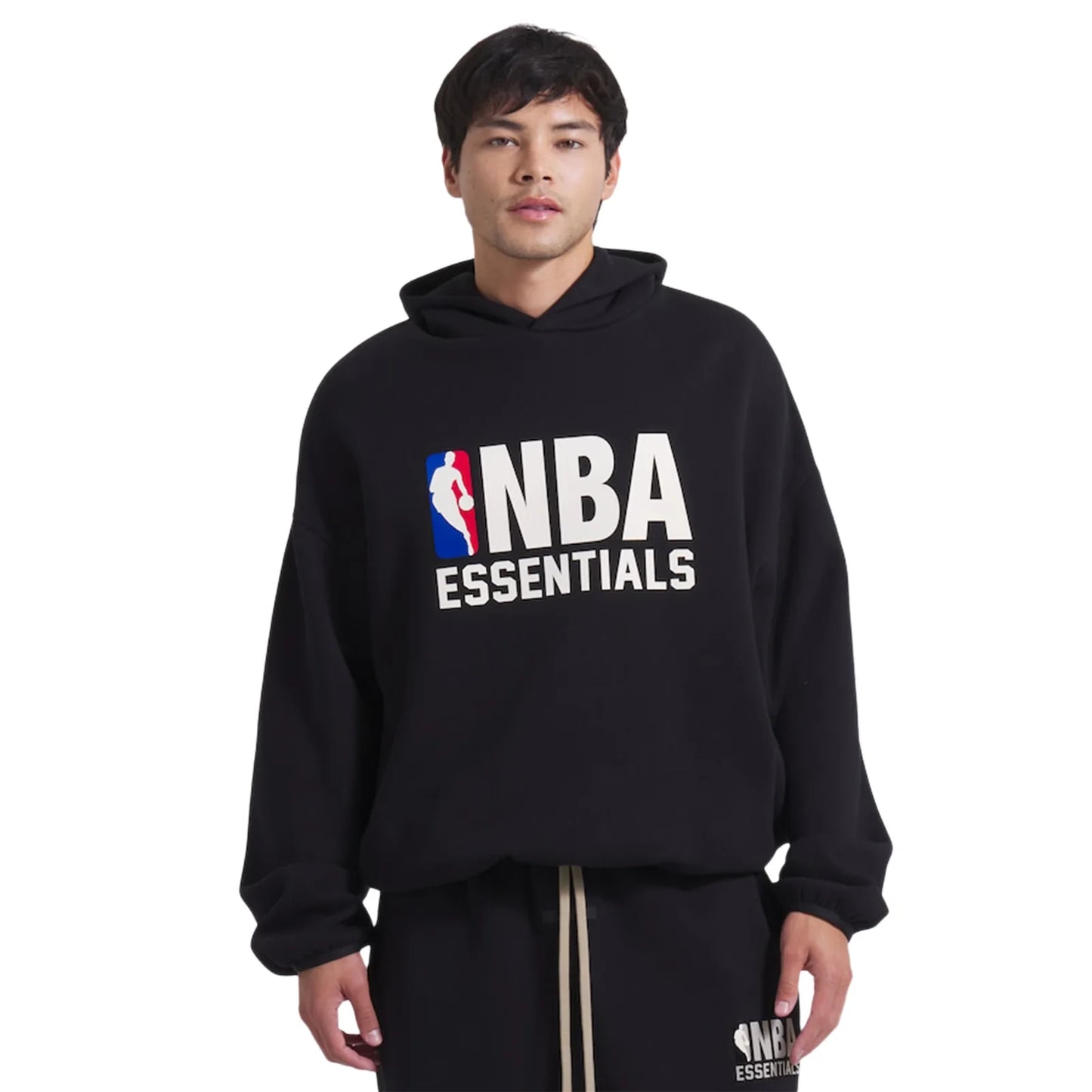 Fear of God Black NBA x ESSENTIALS Pullover Hoodie Black