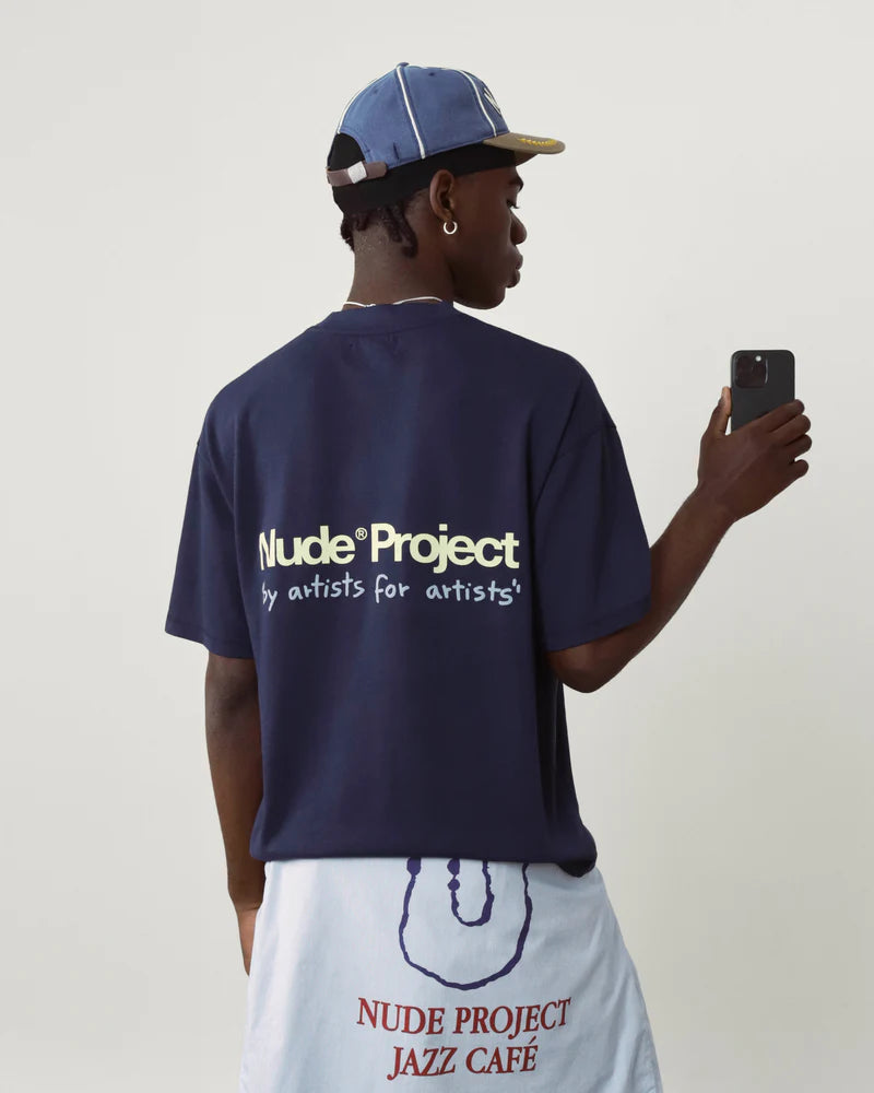 Nude Project Cult Kid Tee Navy/Blue