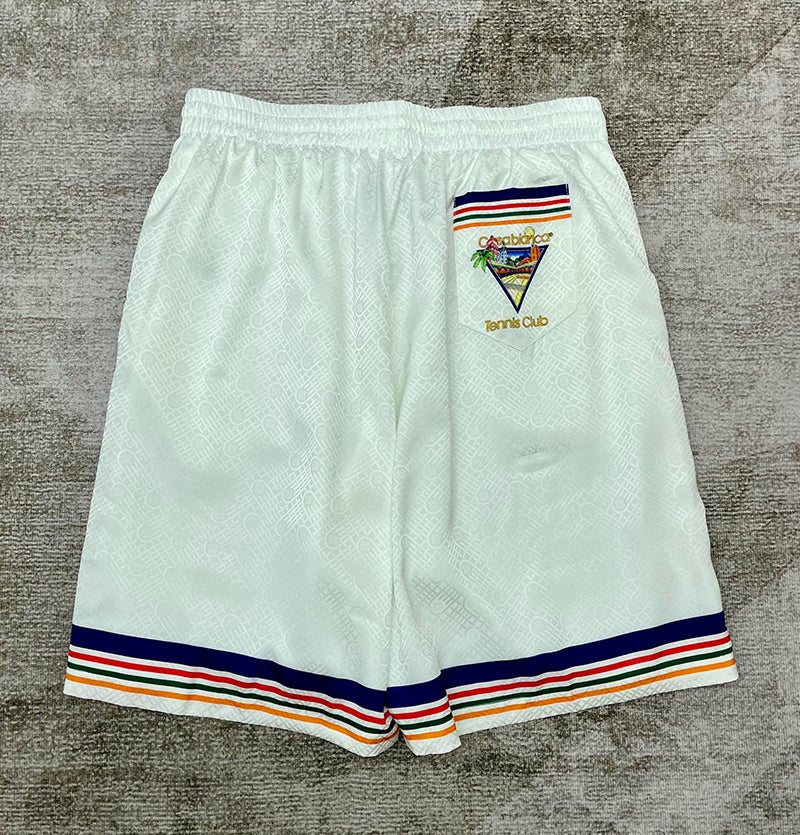 CASABLANCA Tennis Club IconSilk Set Shirt+Short