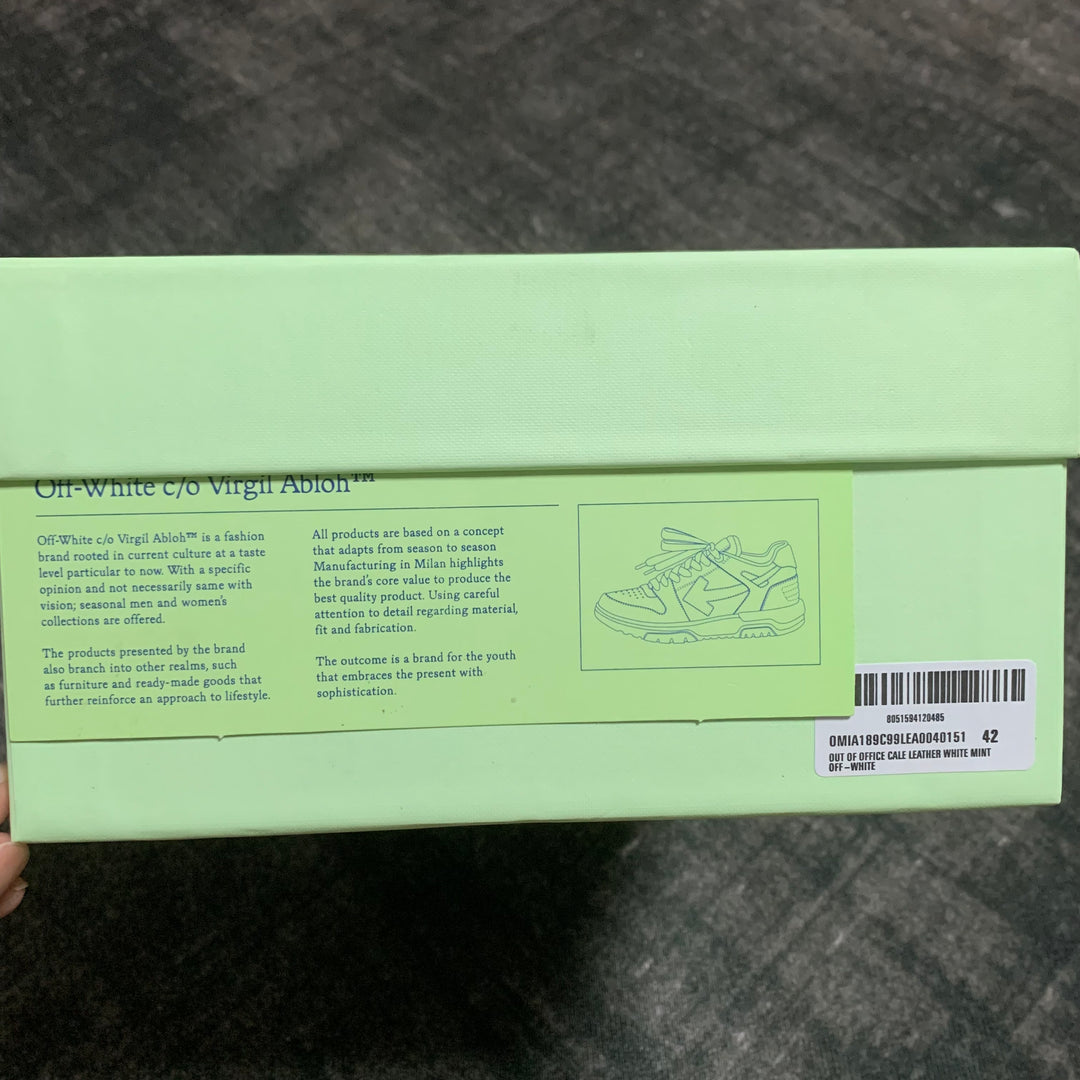 Off-White Out of Office White Mint.