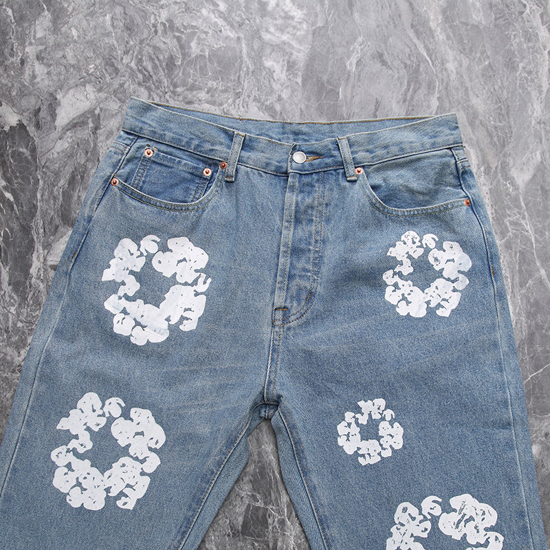 Denim Tears The Cotton Wreath Jean Light Wash