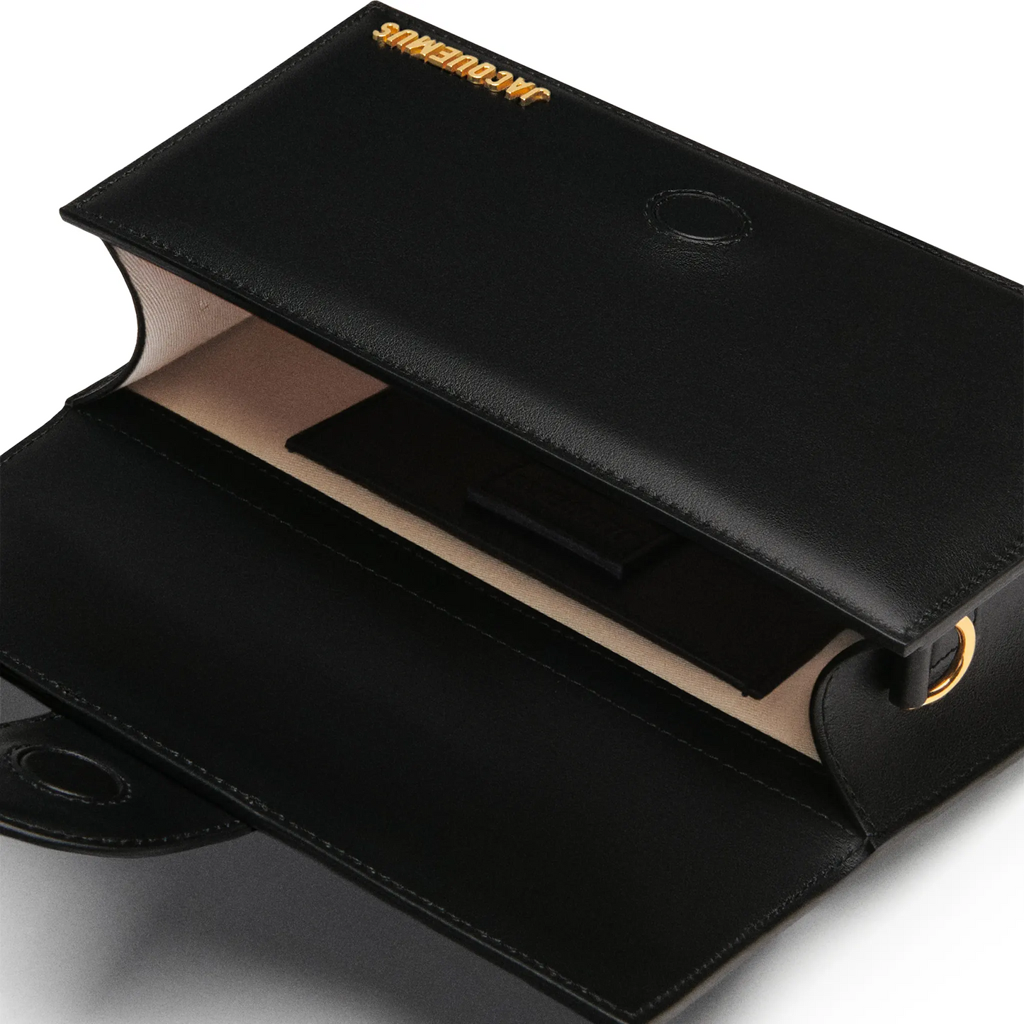 Jacquemus Le Grand Bambino Crossbody Strap Handbag Black