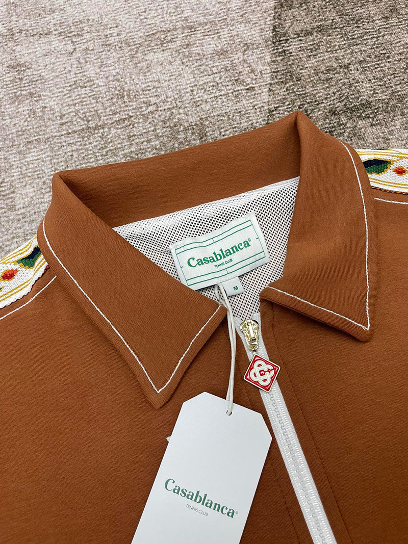 Casablanca Laurel Track Jacket Green