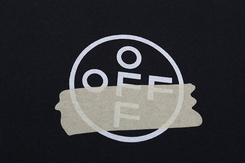 OFF-WHITE TAPE ARROWS S/S T-Shirt Black