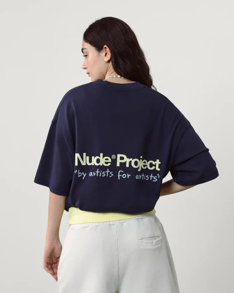 Nude Project Cult Kid Tee Navy/Blue