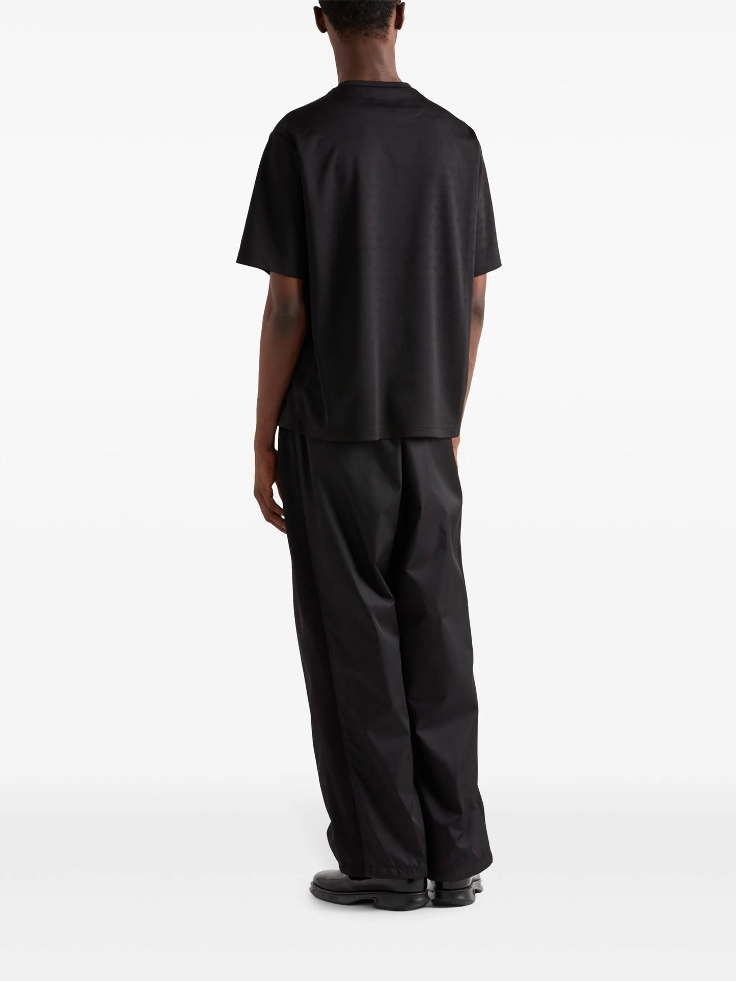 Prada technical-jersey T-shirt Black