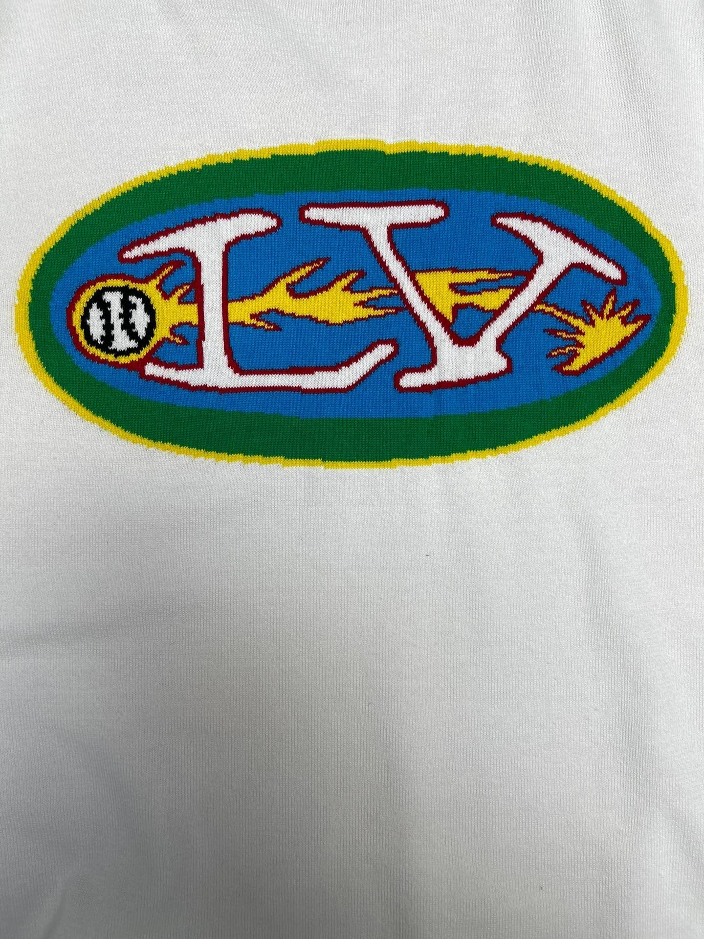 Louis Vuitton Graphic Short Sleeved Crewneck Tshirt White