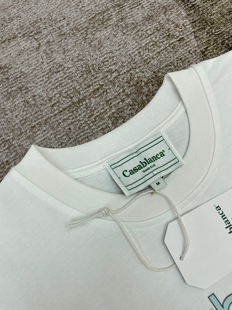 CASABLANCA Tennis Club Icon T-shirt White