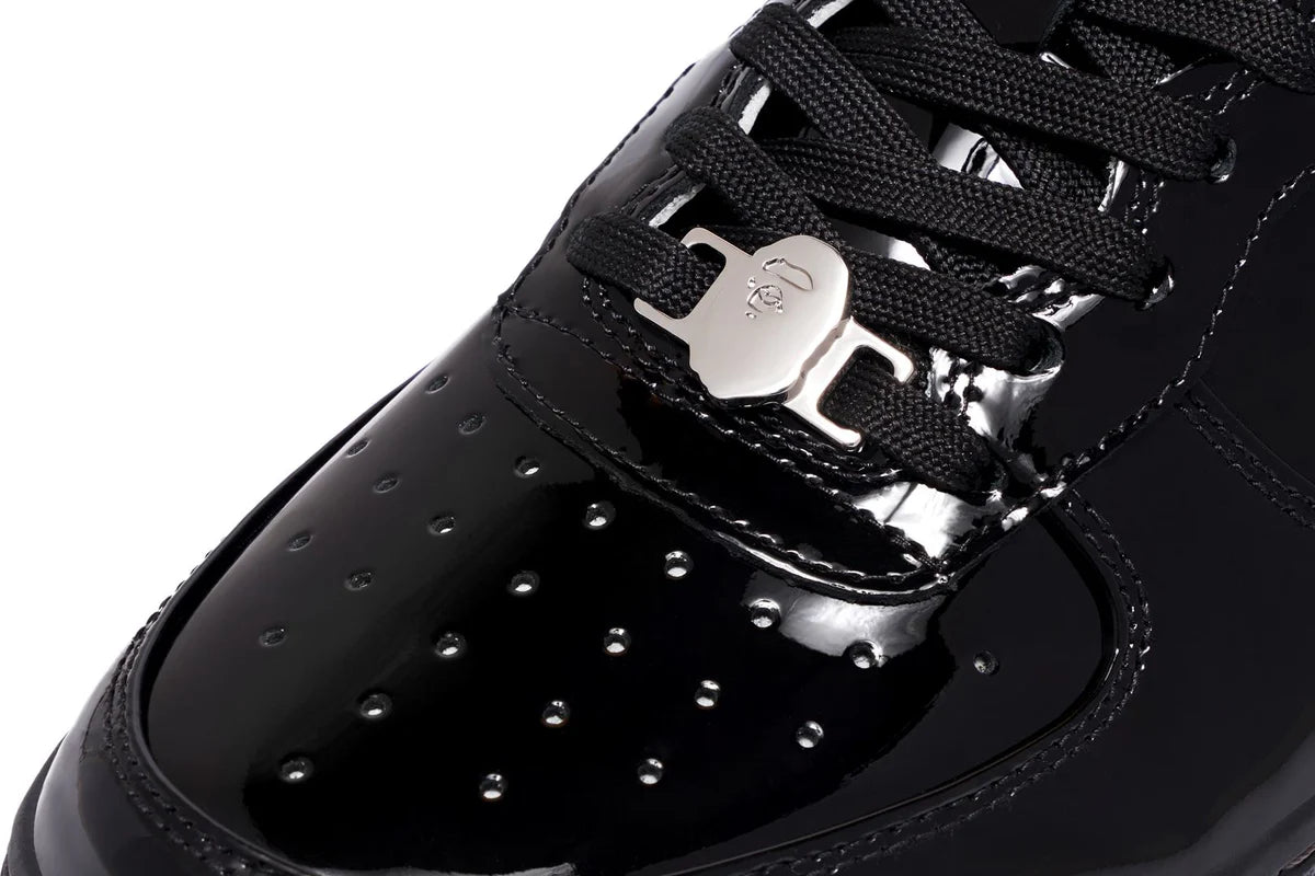 A Bathing Ape Bape Sta #2 Black Patent