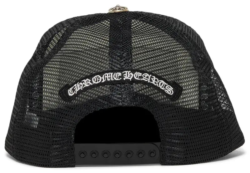 Chrome Hearts Chomper Hollywood Trucker Hat 'Black/White'
