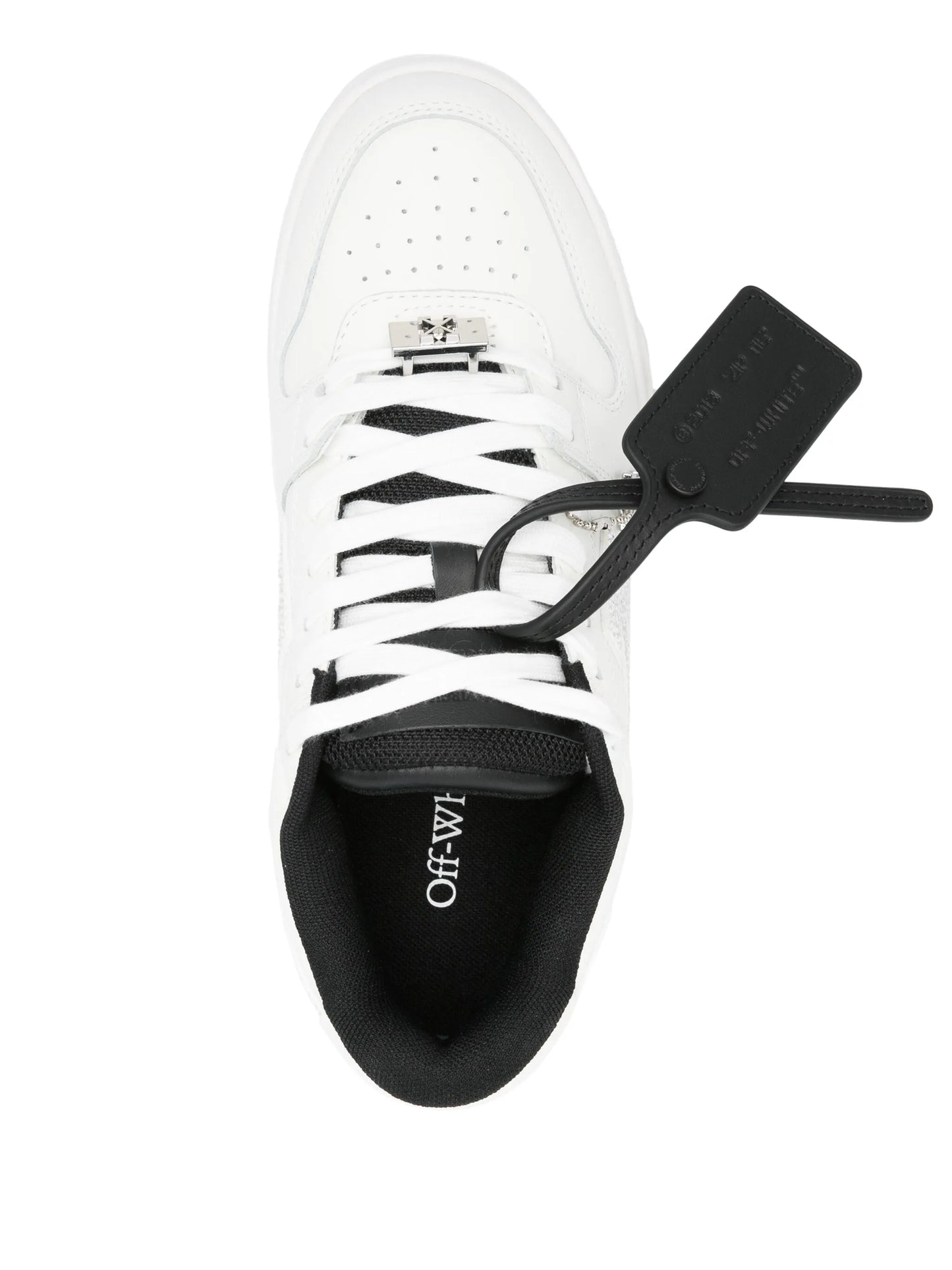 OFF-WHITE Out Of Office Crystal Embellished White