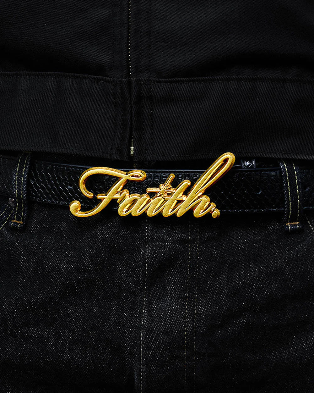 FAITH BY LUIS Gold Faith Belt