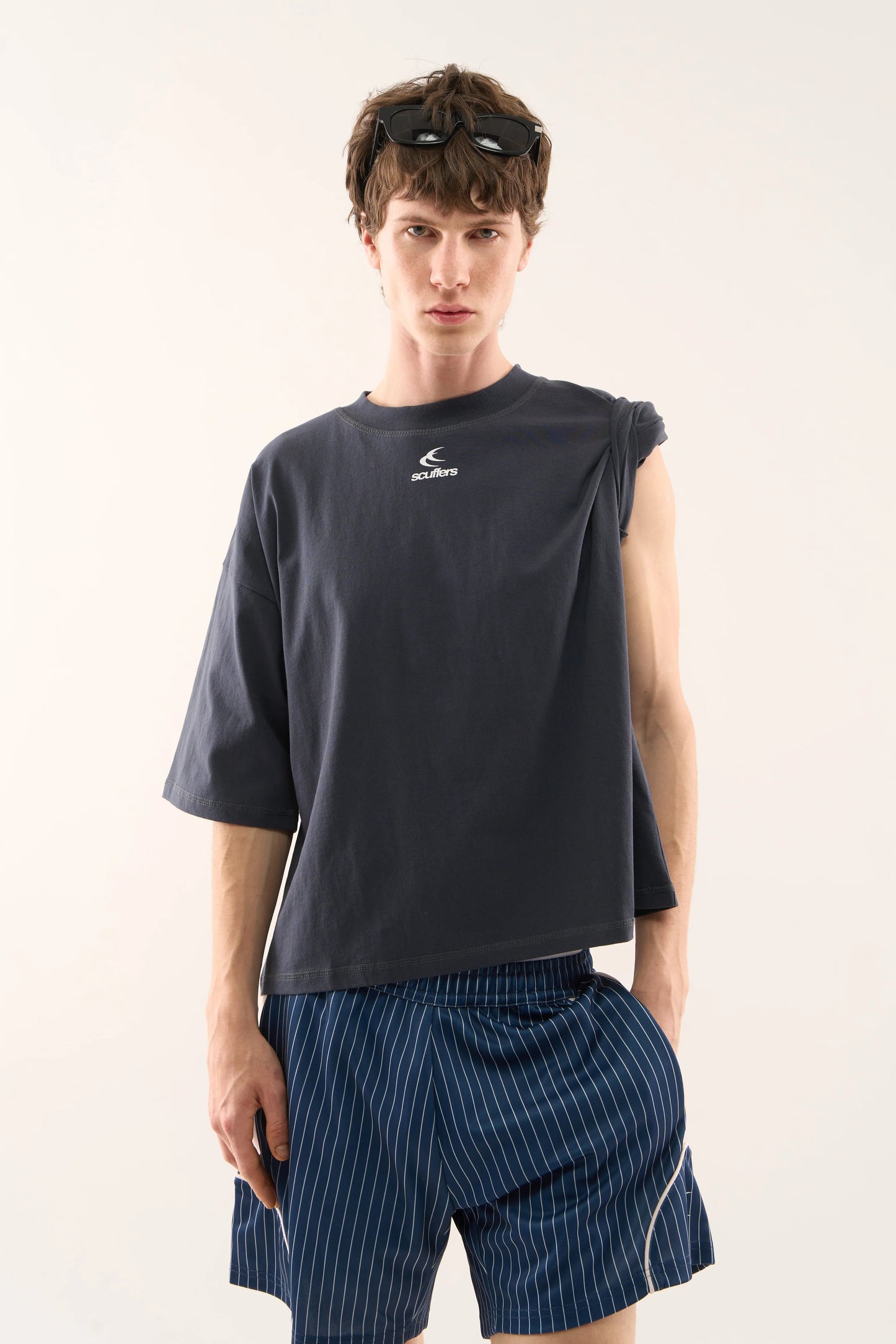 Scuffers Costa T Shirt Navy