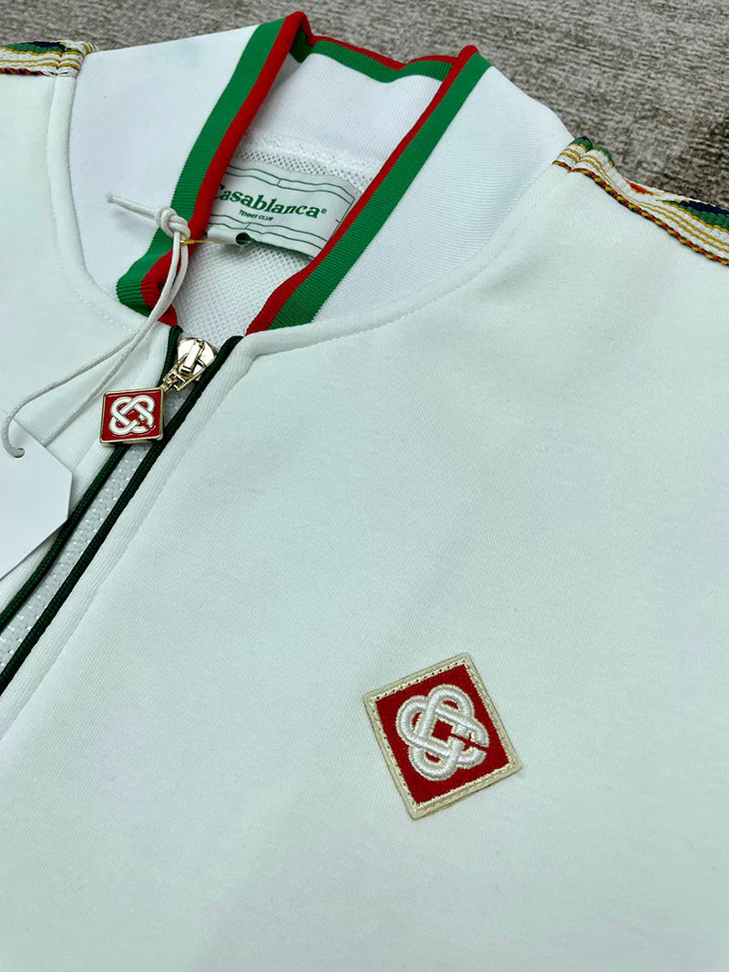 Casablanca Laurel Track Jacket White