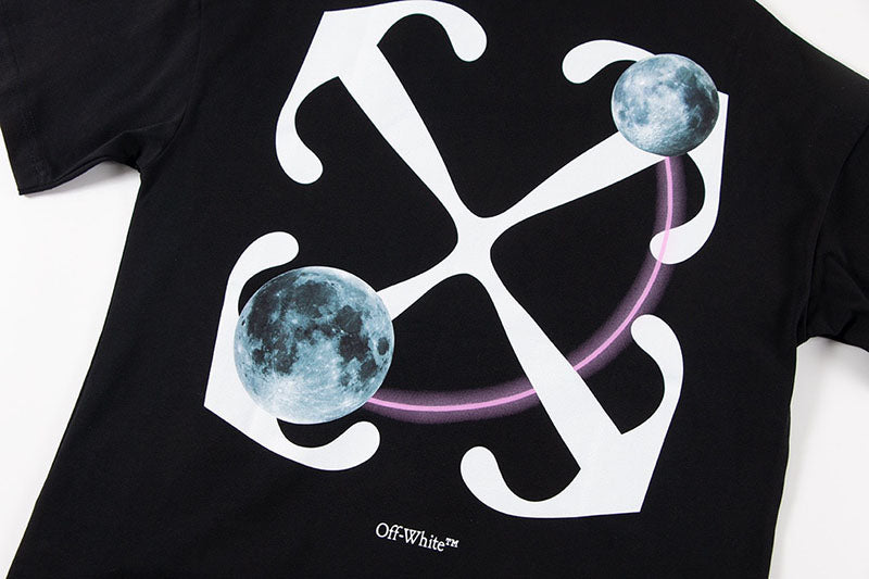 OFF-WHITE Double Moon Arrow S/S T-Shirt Black