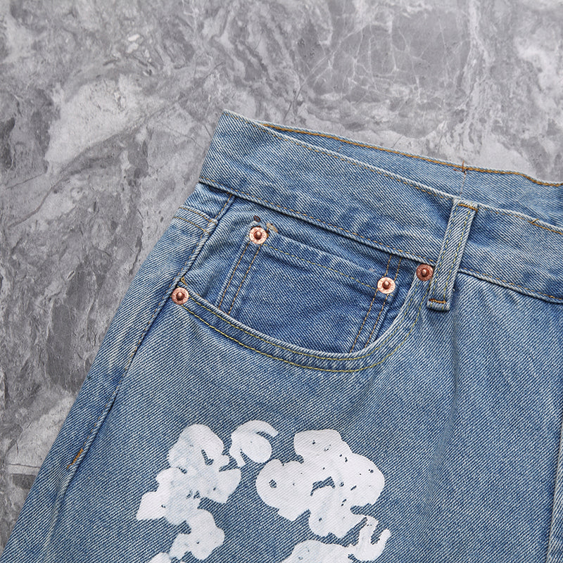 Denim Tears The Cotton Wreath Jean Light Wash