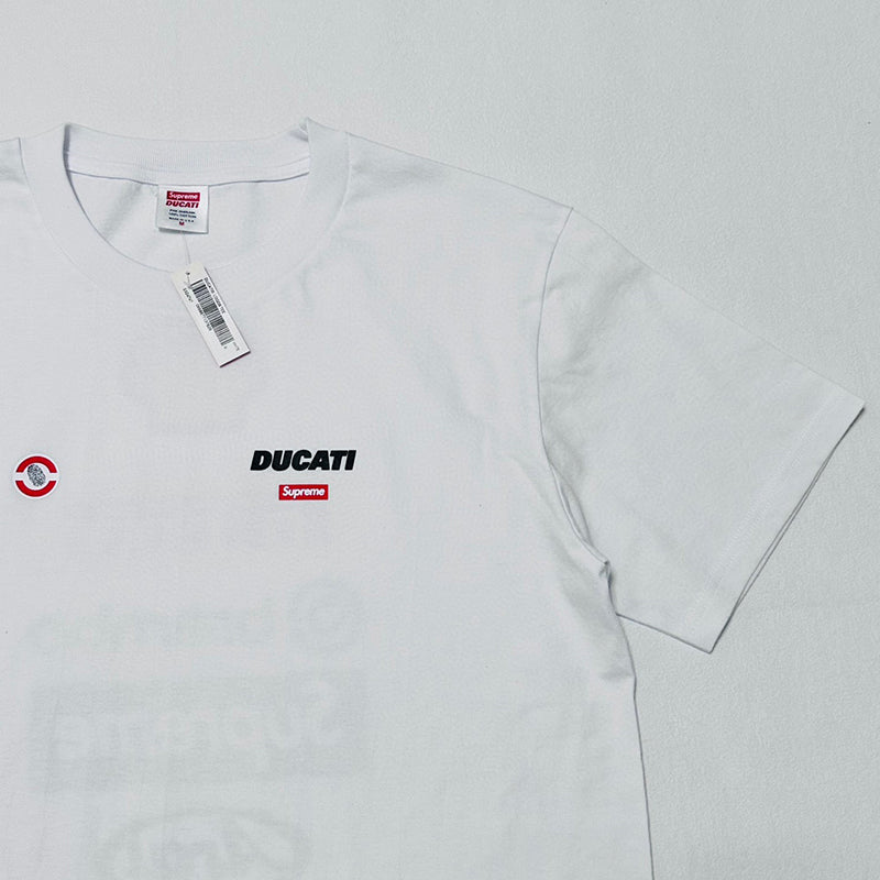 Supreme Ducati Logo T-Shirt White