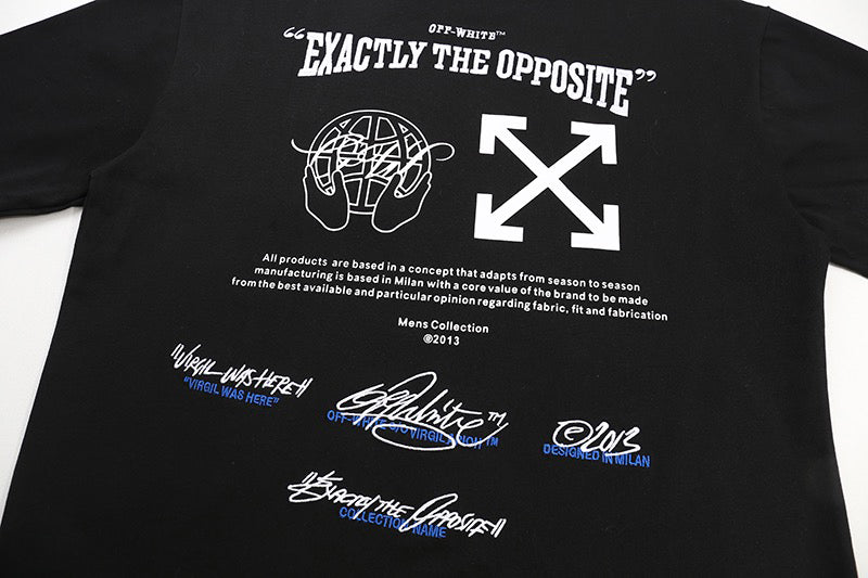 OFF-WHITE Exact Opp Over Skate Short-Sleeve T-Shirt Black