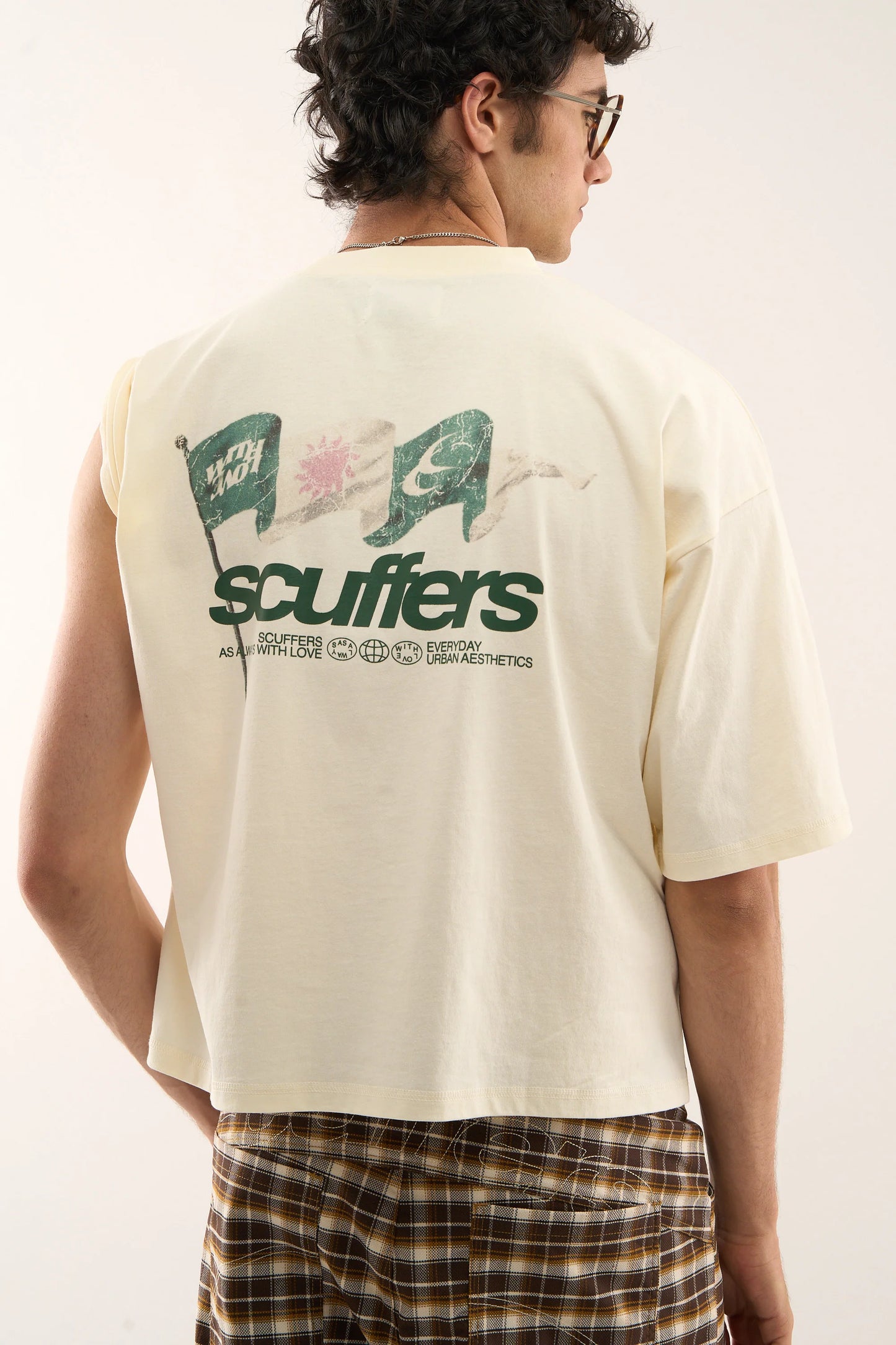 Scuffers Captain Ecru T Shirt Cream